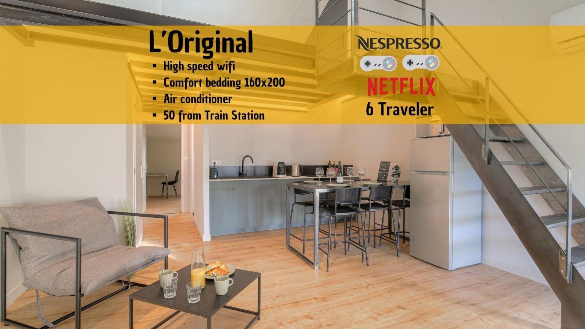 L Original - Travelhome - Free Wifi - 6 Travelers Villefranche-sur-Saône Buitenkant foto